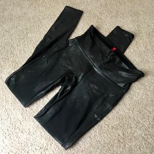 Spanx Leather Leggings